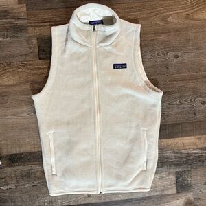 Patagonia Better Sweater Cream Fleece Vest- Medium